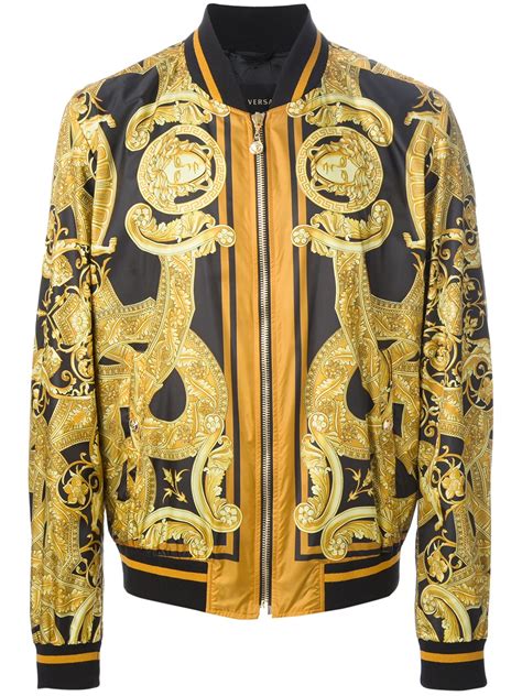 versace jeans gold leather and fur jacket|Versace jacket price.